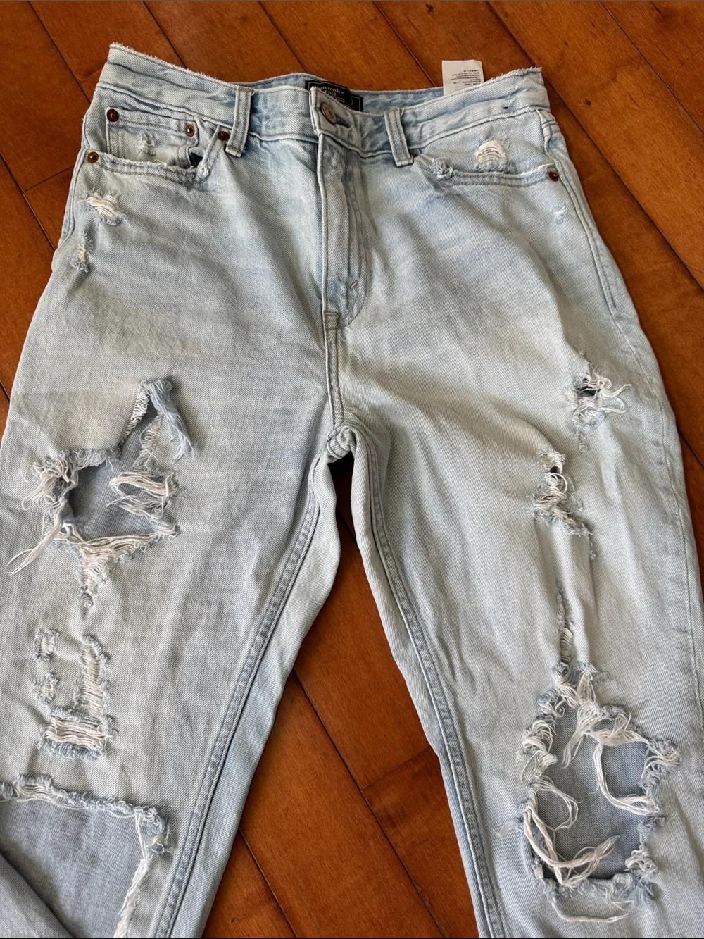 Abercrombie & Fitch Light Blue Straight Leg Jeans